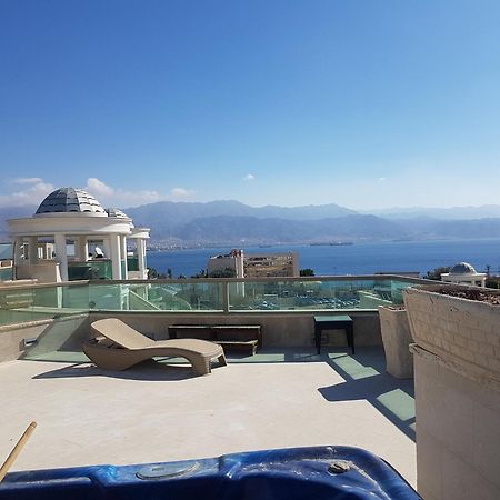 Palmore Top Luxury Penthause With Juccuzi First Line Of The Seaside Appartement Eilat Buitenkant foto