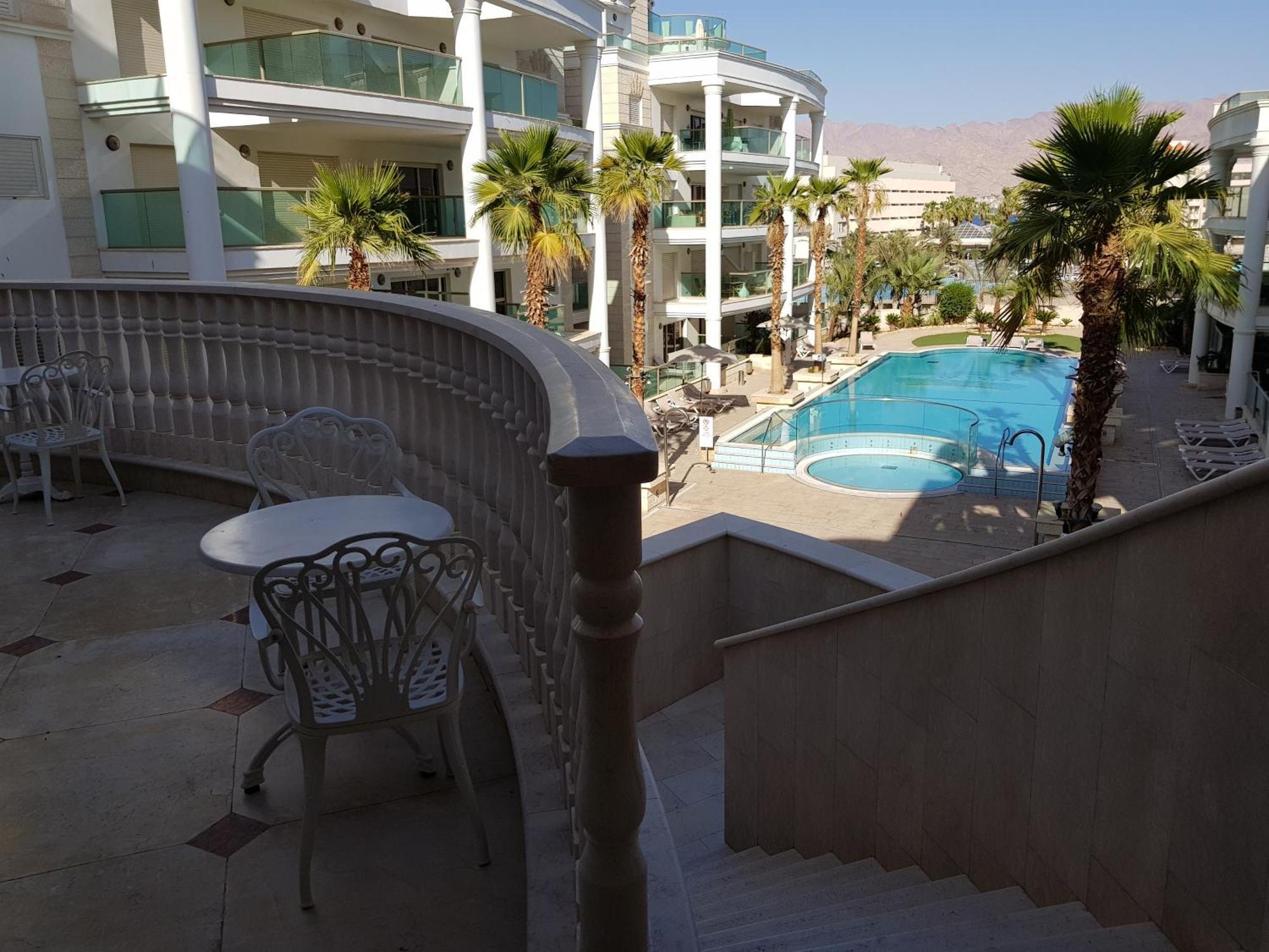 Palmore Top Luxury Penthause With Juccuzi First Line Of The Seaside Appartement Eilat Buitenkant foto