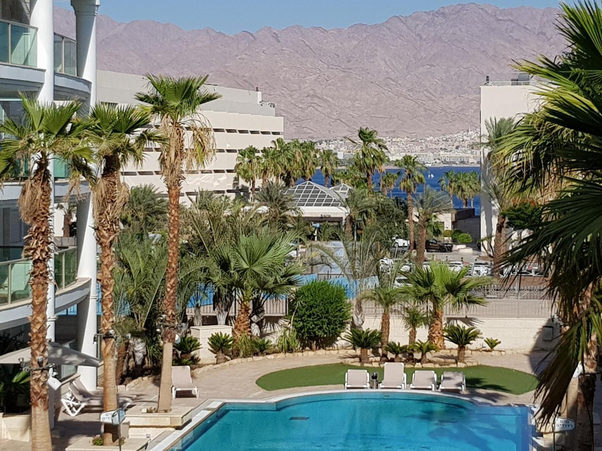 Palmore Top Luxury Penthause With Juccuzi First Line Of The Seaside Appartement Eilat Buitenkant foto